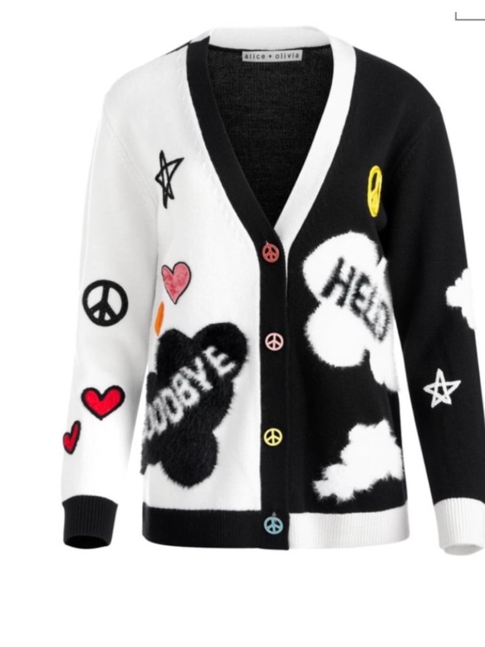 NWT- A+OX THE BEATLES BRADFORD CARDIGAN Size XS